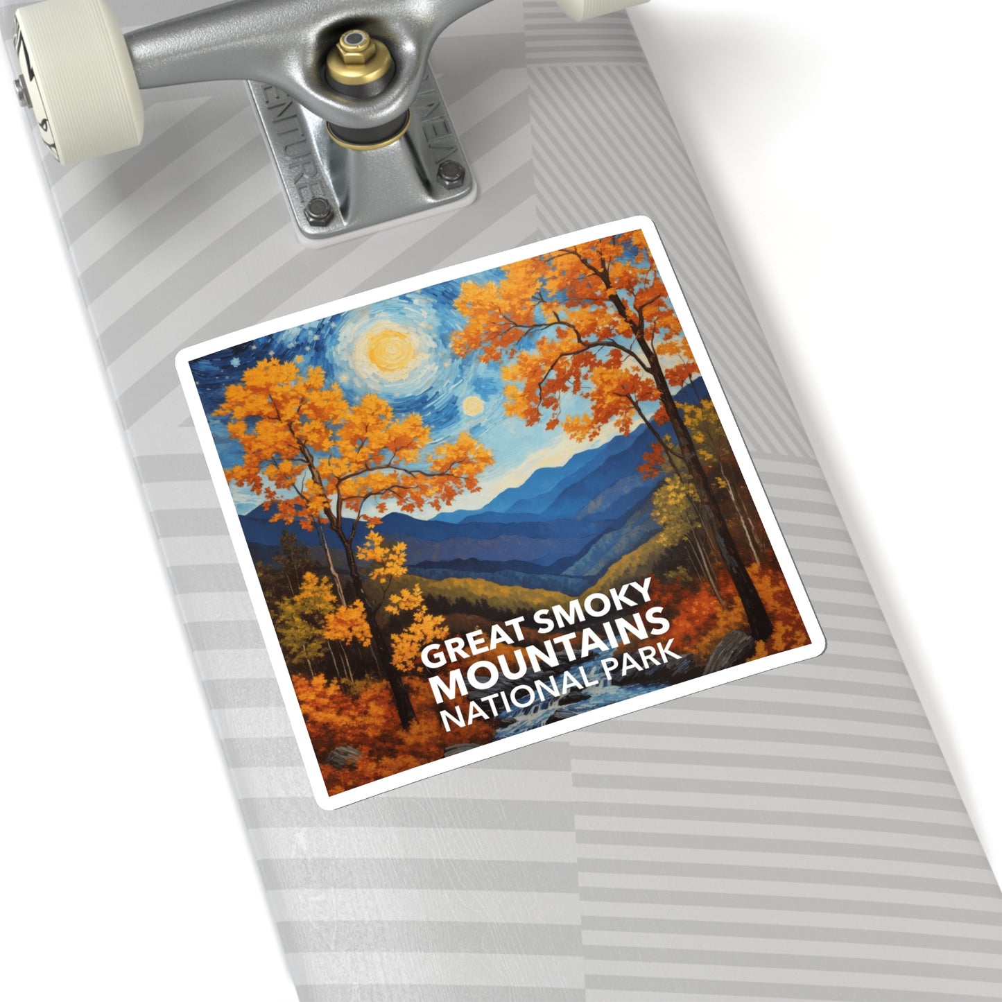 Great Smoky Mountains National Park Sticker - The Starry Night