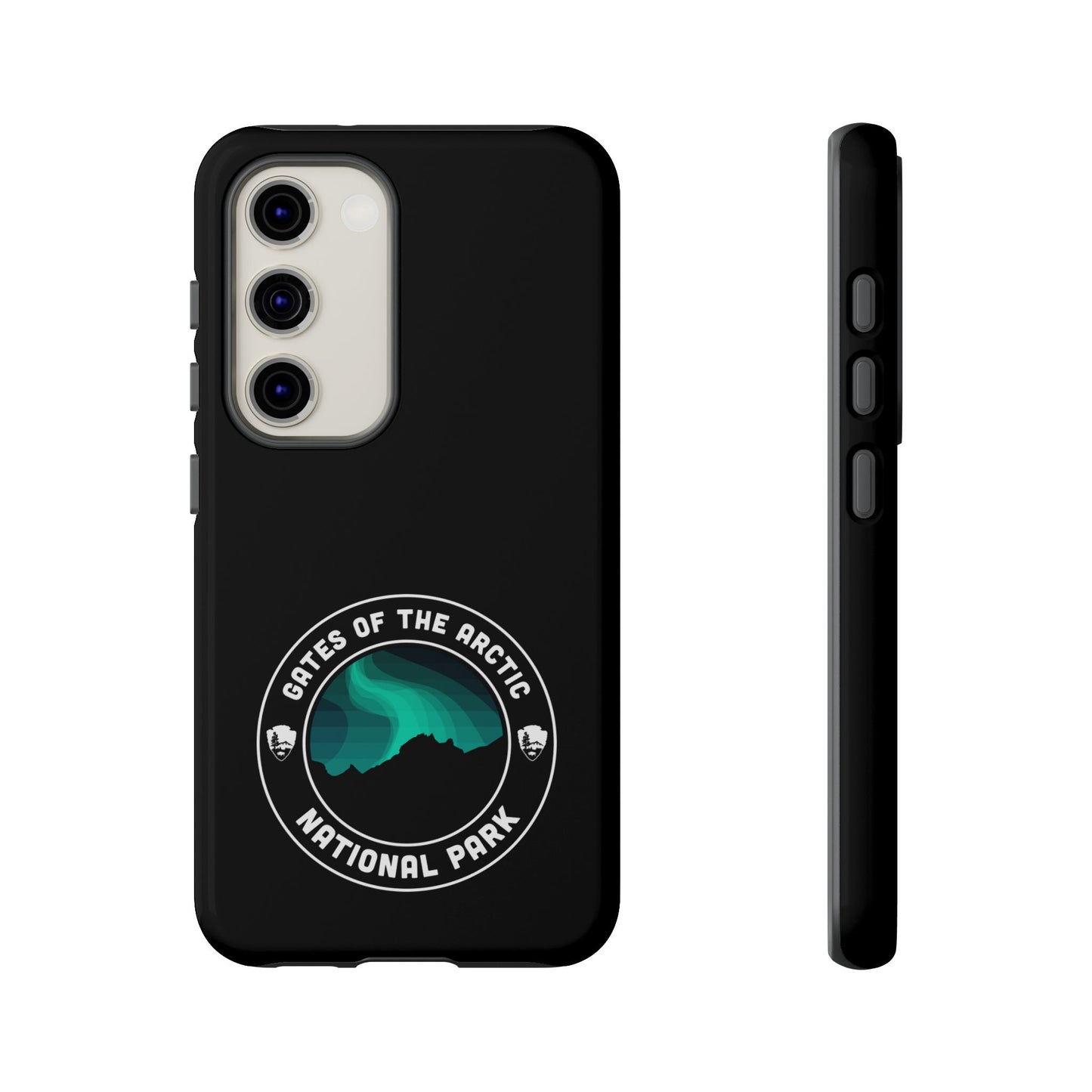 Gates of the Arctic National Park Phone Case - Round Emblem Design