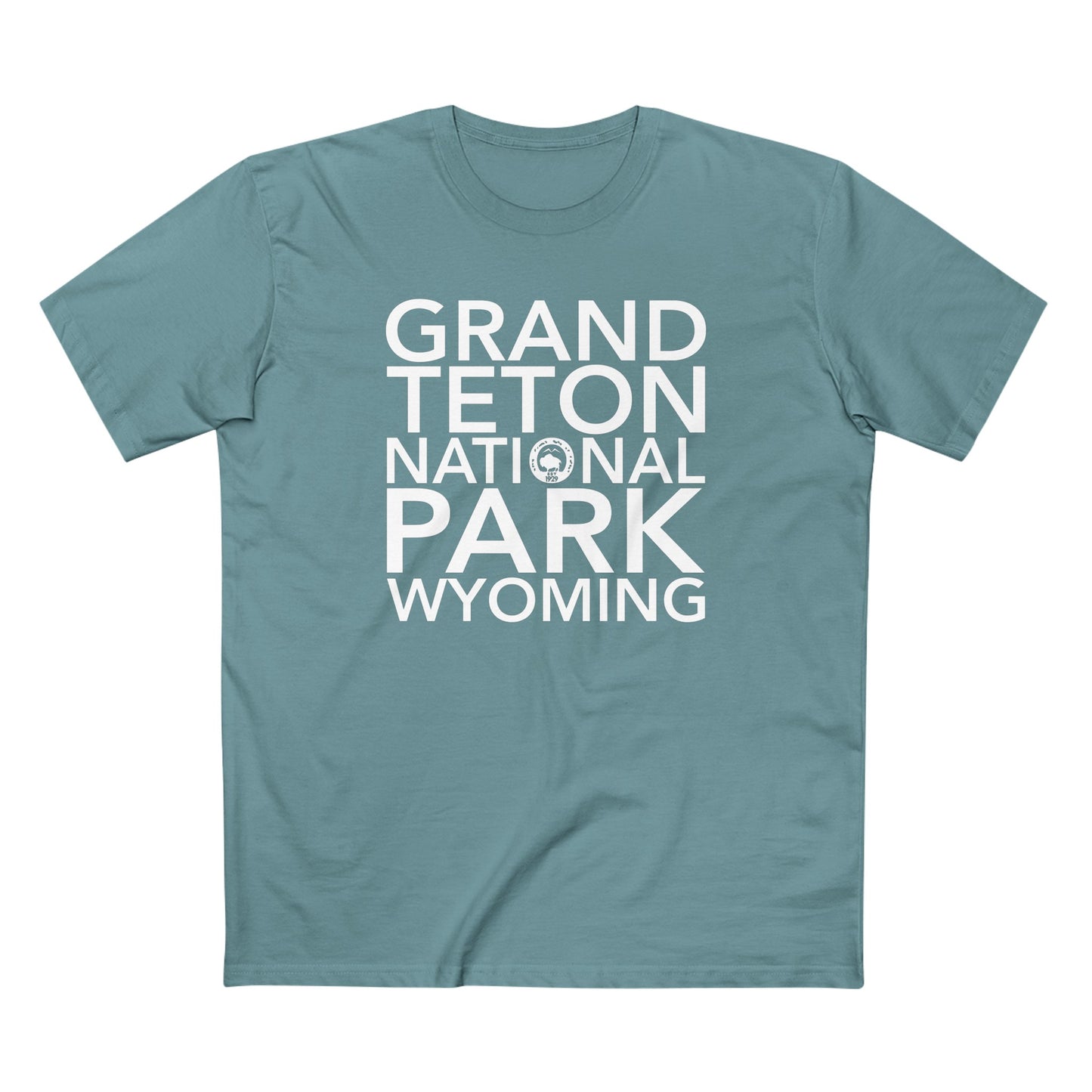 Grand Teton National Park T-Shirt Block Text