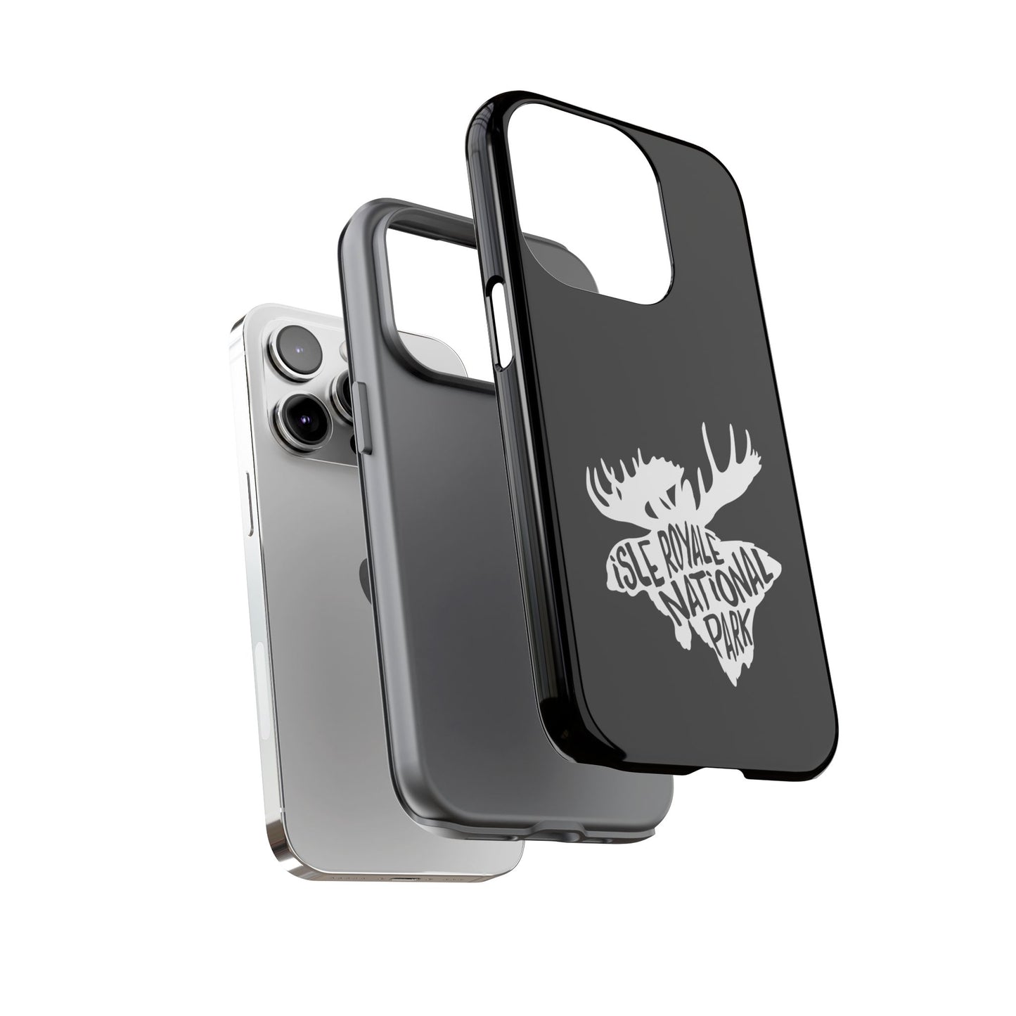 Isle Royale National Park Phone Case - Moose Design