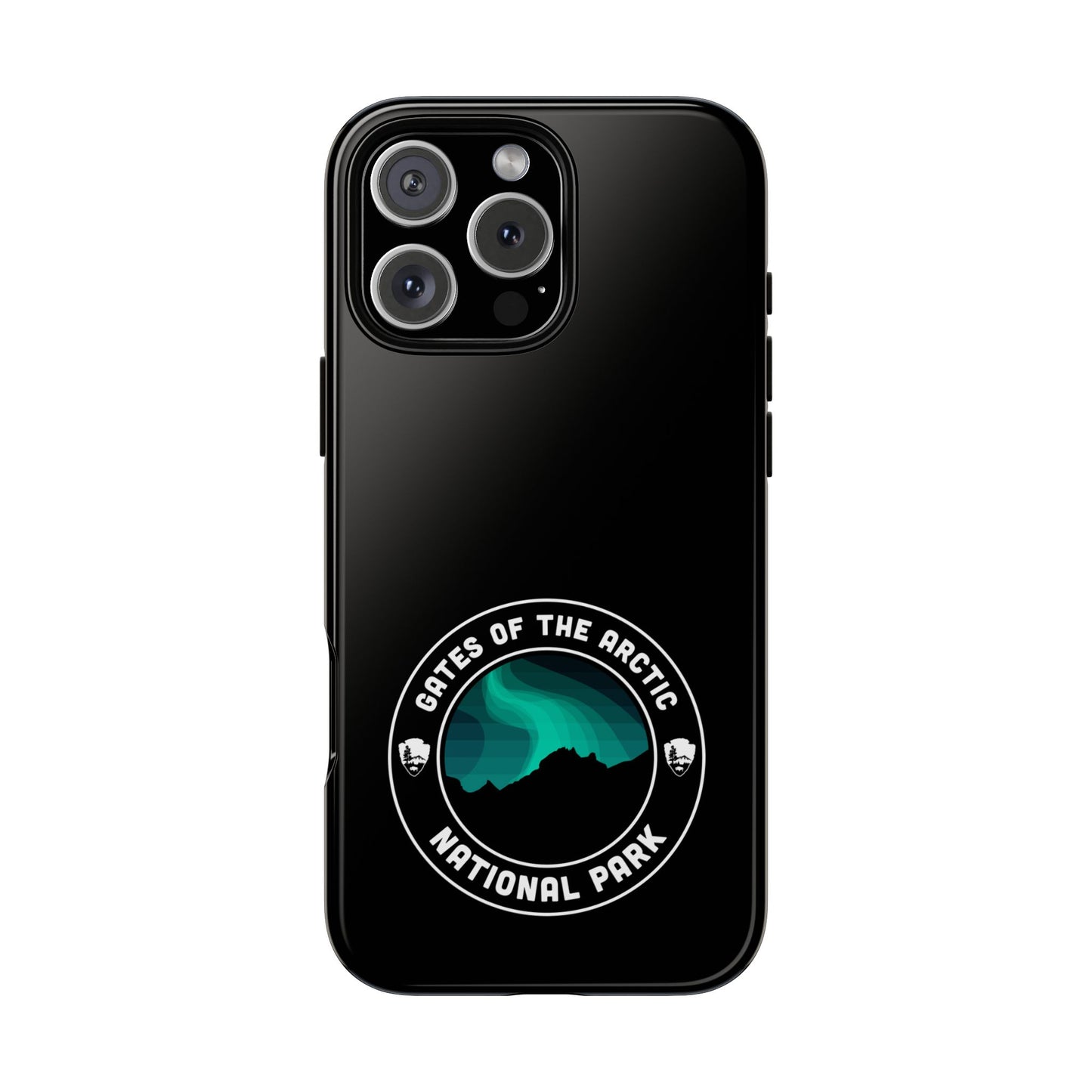 Gates of the Arctic National Park Phone Case - Round Emblem Design