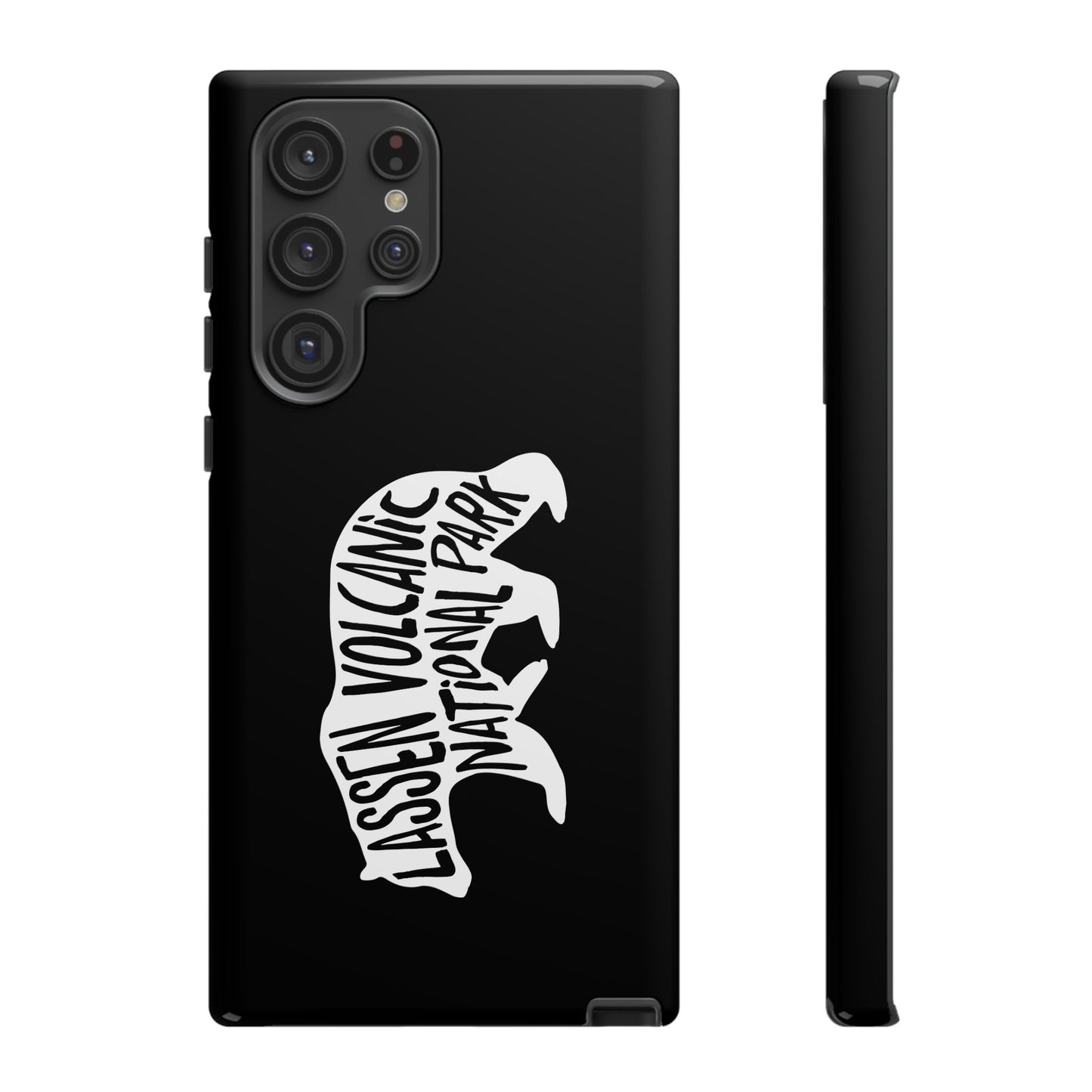 Lassen Volcanic National Park Phone Case - Black Bear Design