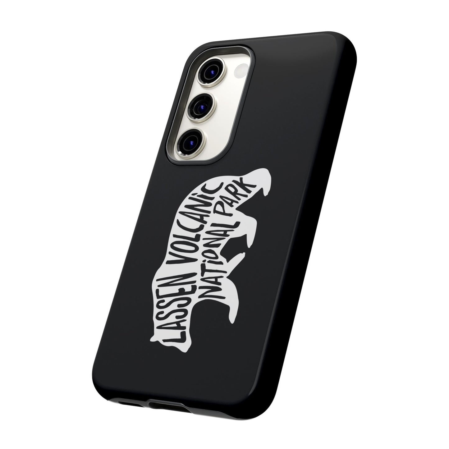 Lassen Volcanic National Park Phone Case - Black Bear Design