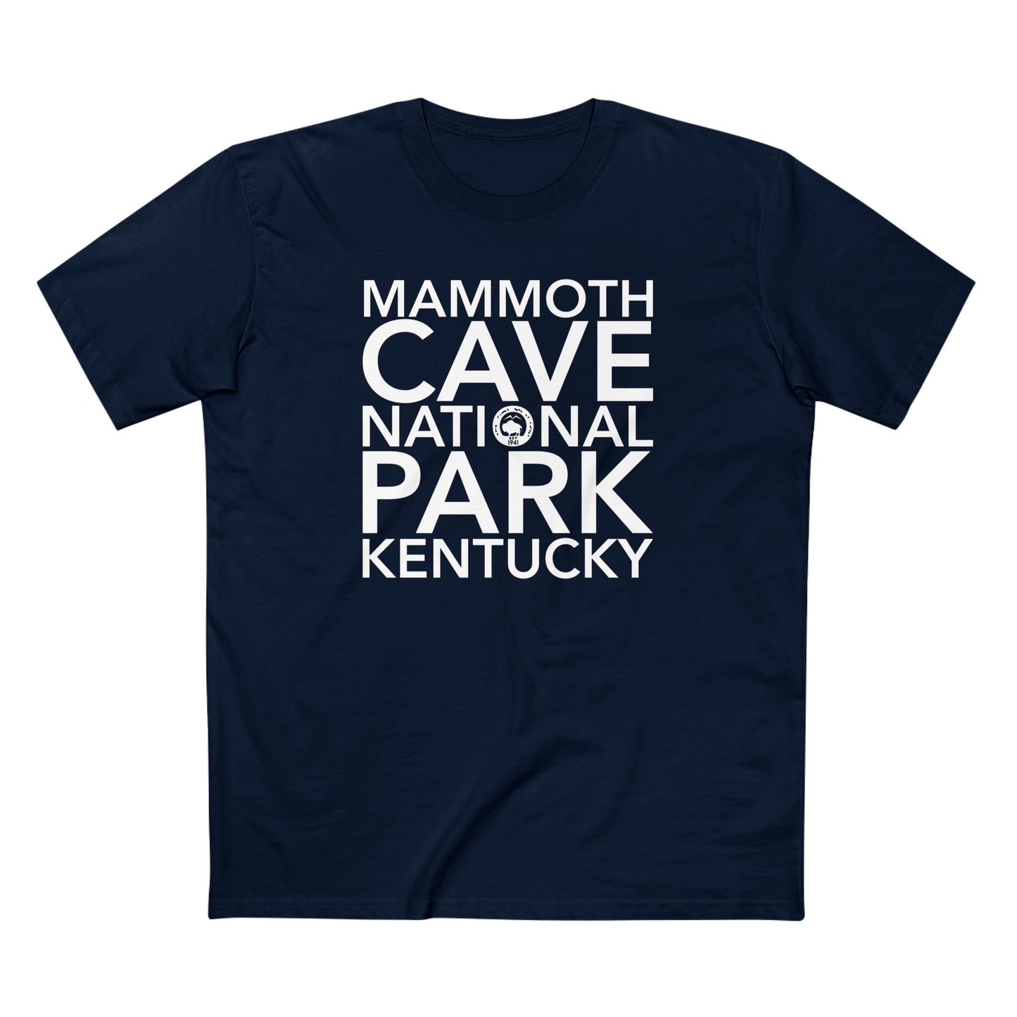 Mammoth Cave National Park T-Shirt Block Text
