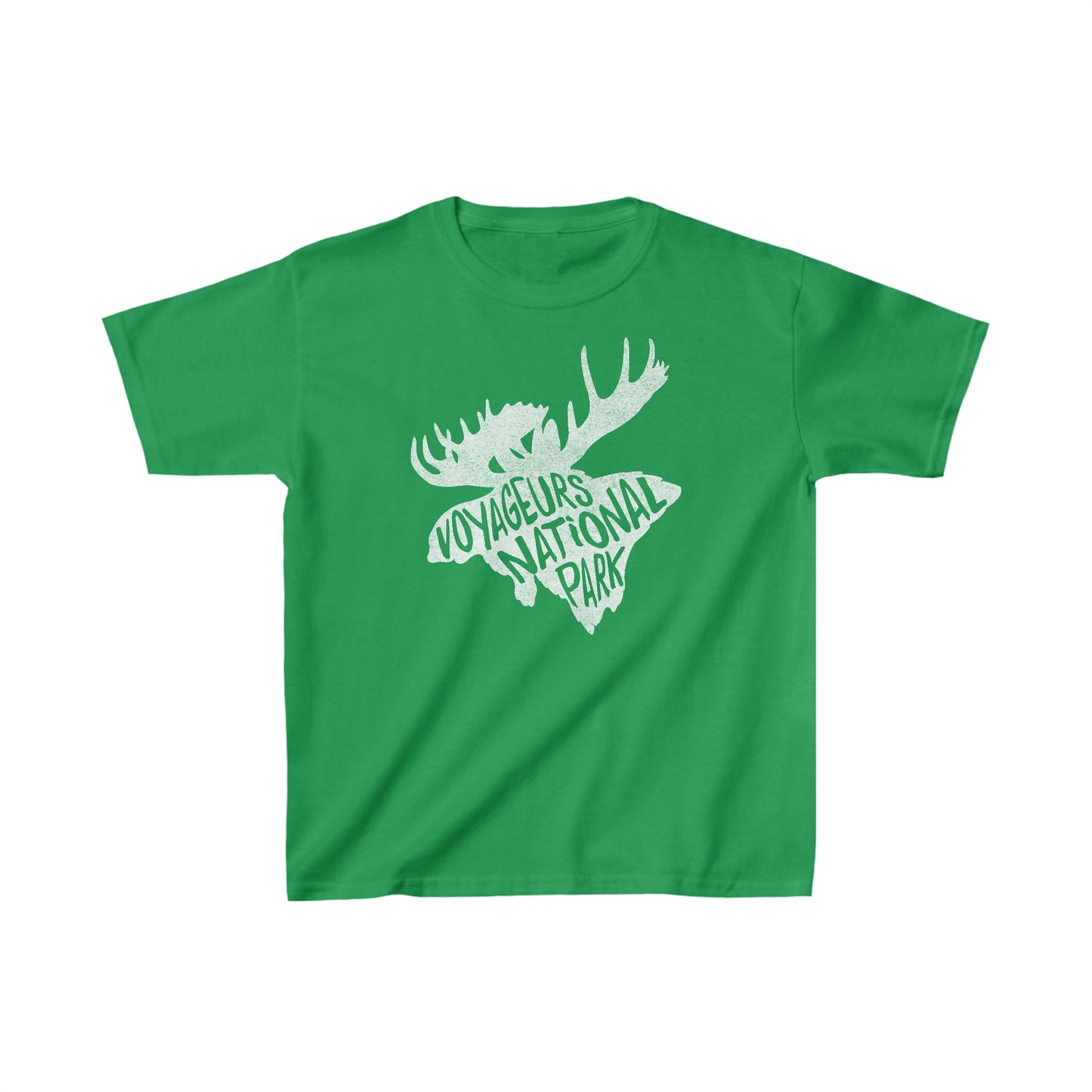 Voyageurs National Park Child T-Shirt - Moose Chunky Text