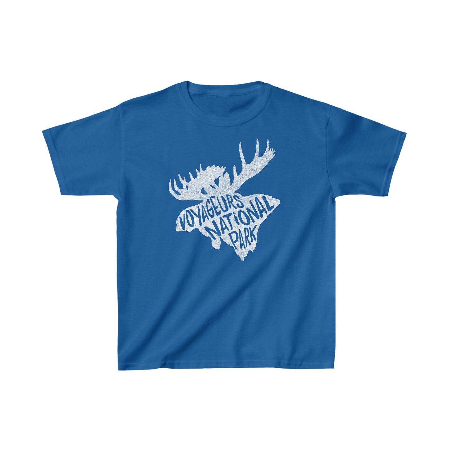 Voyageurs National Park Child T-Shirt - Moose Chunky Text