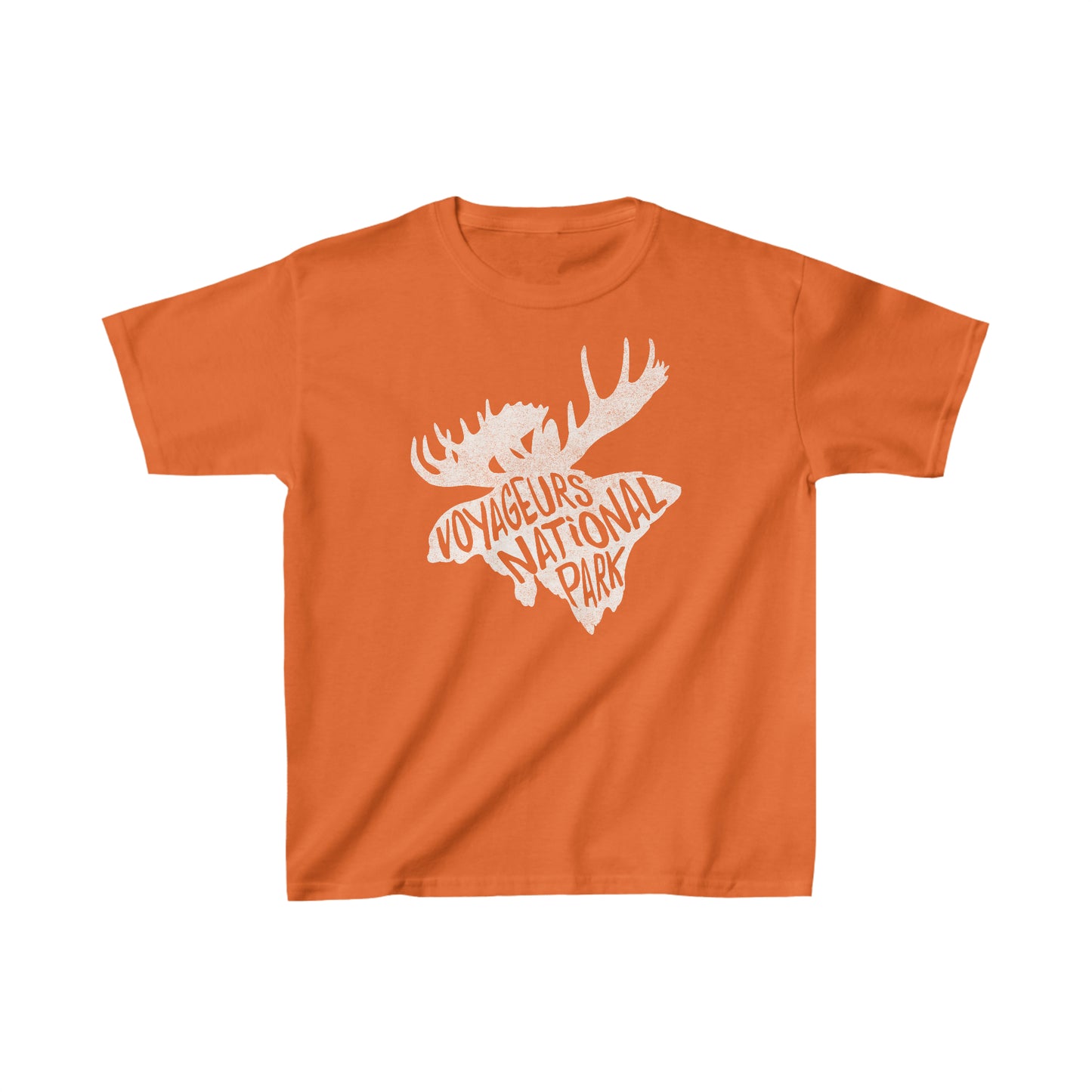 Voyageurs National Park Child T-Shirt - Moose Chunky Text