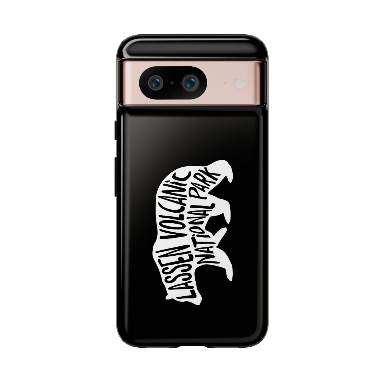 Lassen Volcanic National Park Phone Case - Black Bear Design