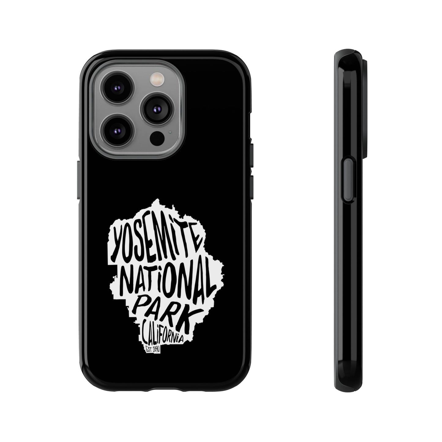 Yosemite National Park Phone Case - Map Design
