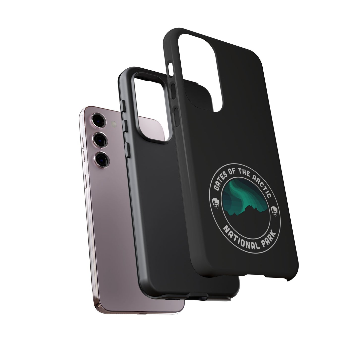 Gates of the Arctic National Park Phone Case - Round Emblem Design
