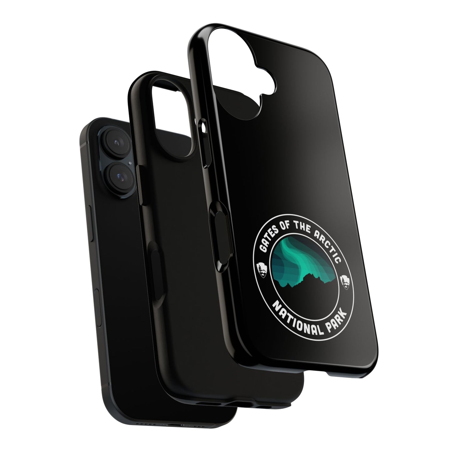 Gates of the Arctic National Park Phone Case - Round Emblem Design