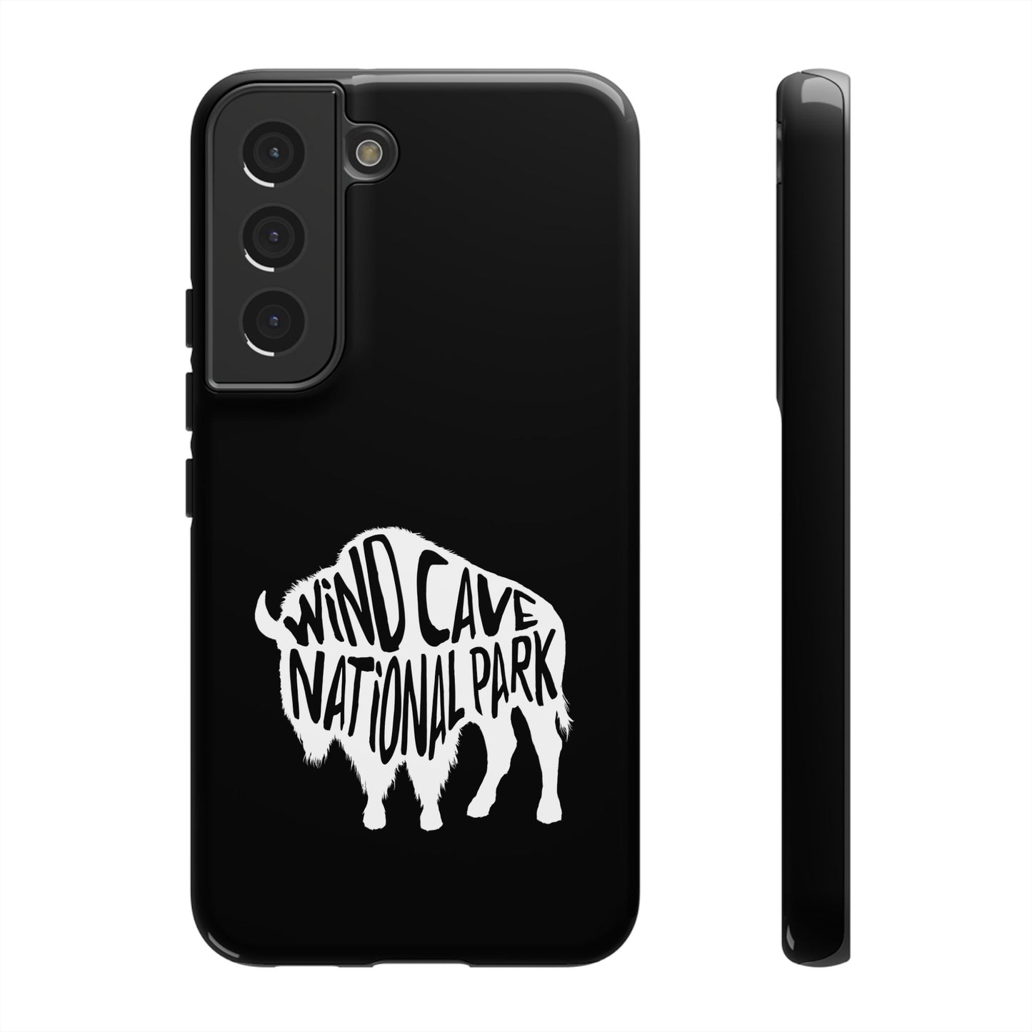 Wind Cave National Park Phone Case - Bison Design