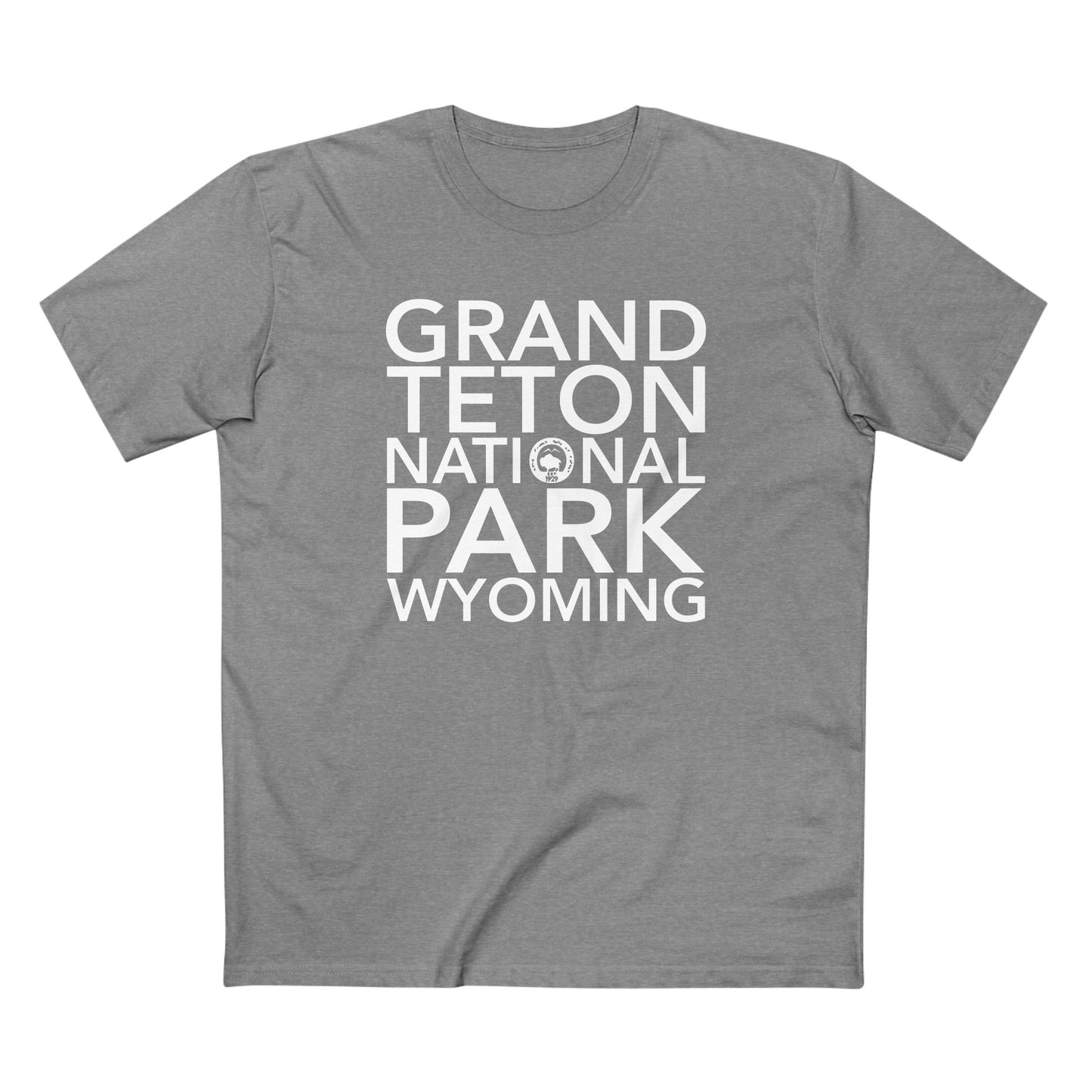 Grand Teton National Park T-Shirt Block Text