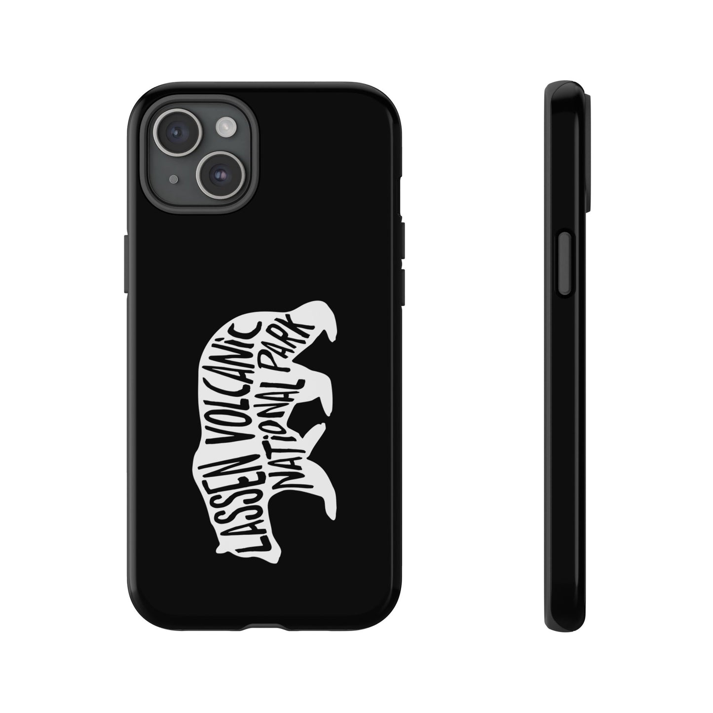 Lassen Volcanic National Park Phone Case - Black Bear Design