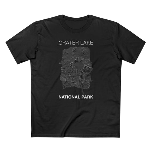 Crater Lake National Park T-Shirt Lines