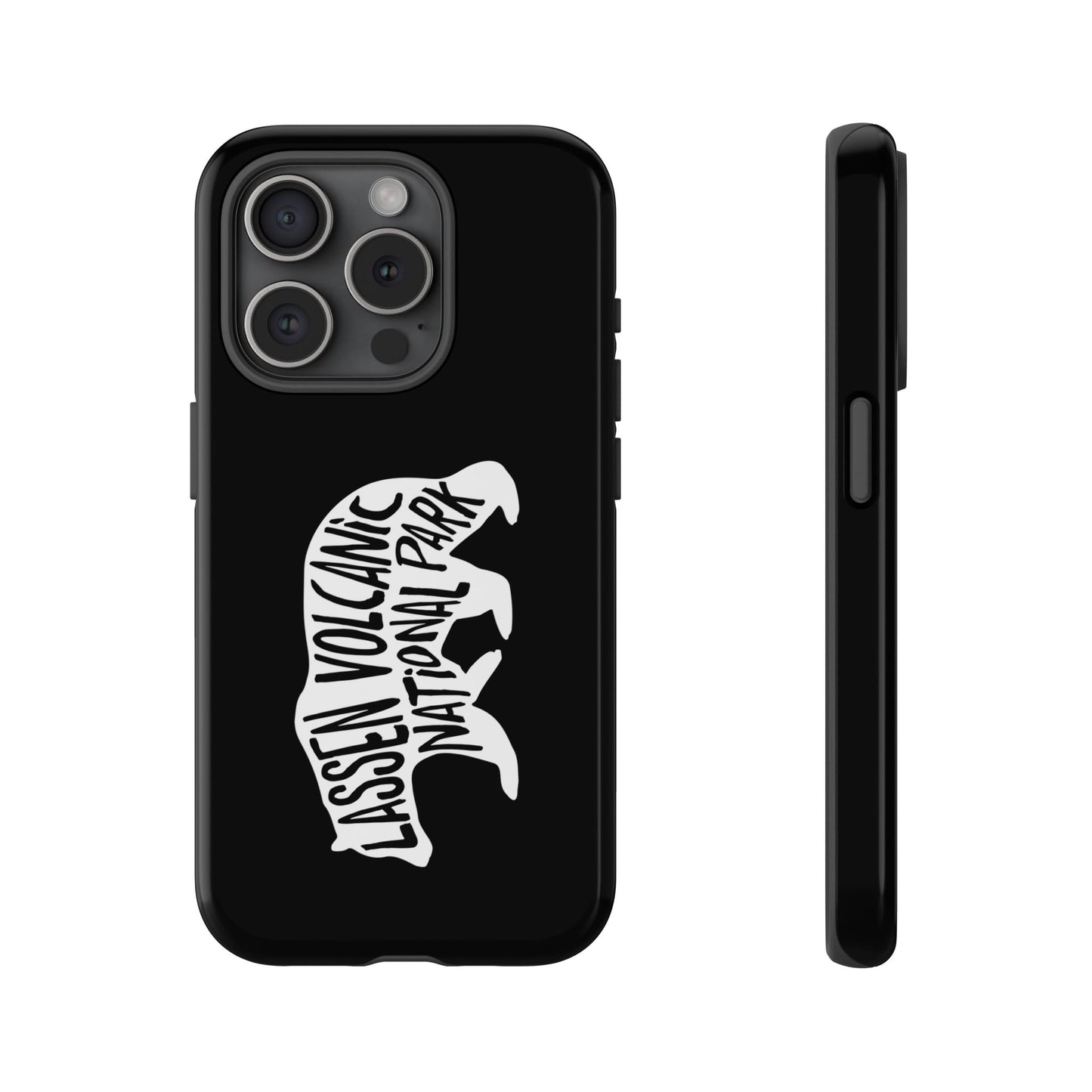 Lassen Volcanic National Park Phone Case - Black Bear Design