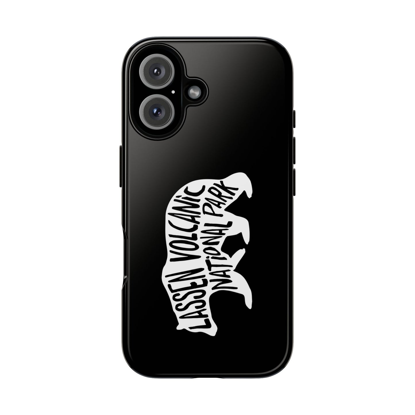 Lassen Volcanic National Park Phone Case - Black Bear Design
