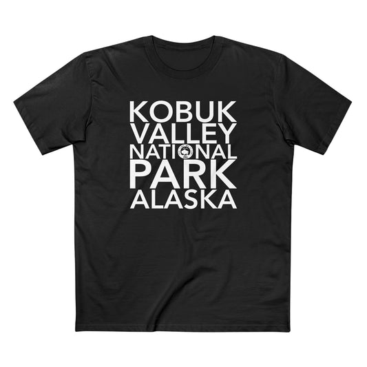 Kobuk Valley National Park T-Shirt Block Text