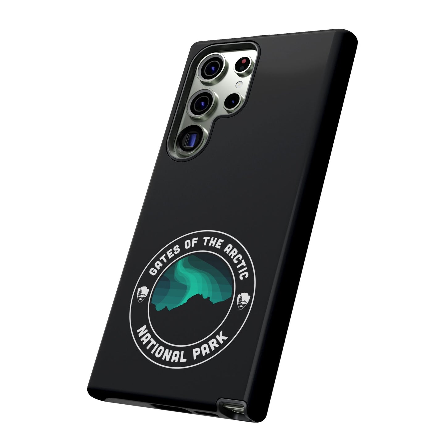 Gates of the Arctic National Park Phone Case - Round Emblem Design