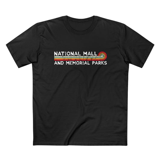 National Mall and Memorial Parks T-Shirt - Vintage Stretched Sunrise