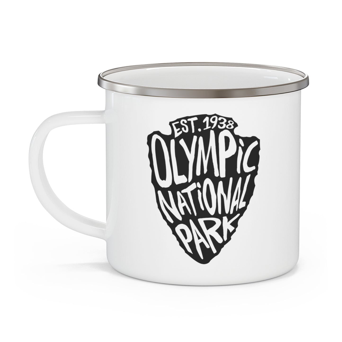 Olympic National Park Enamel Camping Mug - Arrowhead