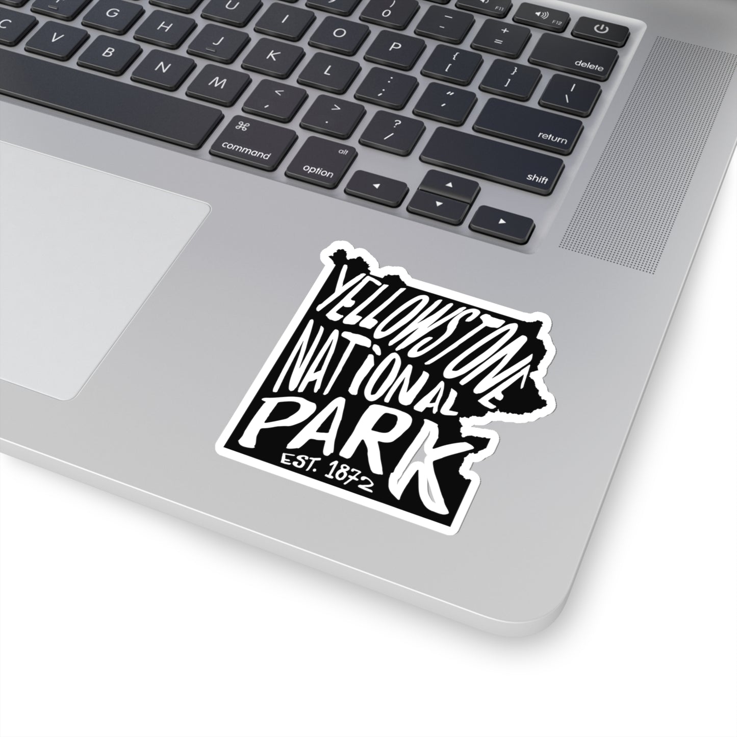 Yellowstone National Park Sticker - Map