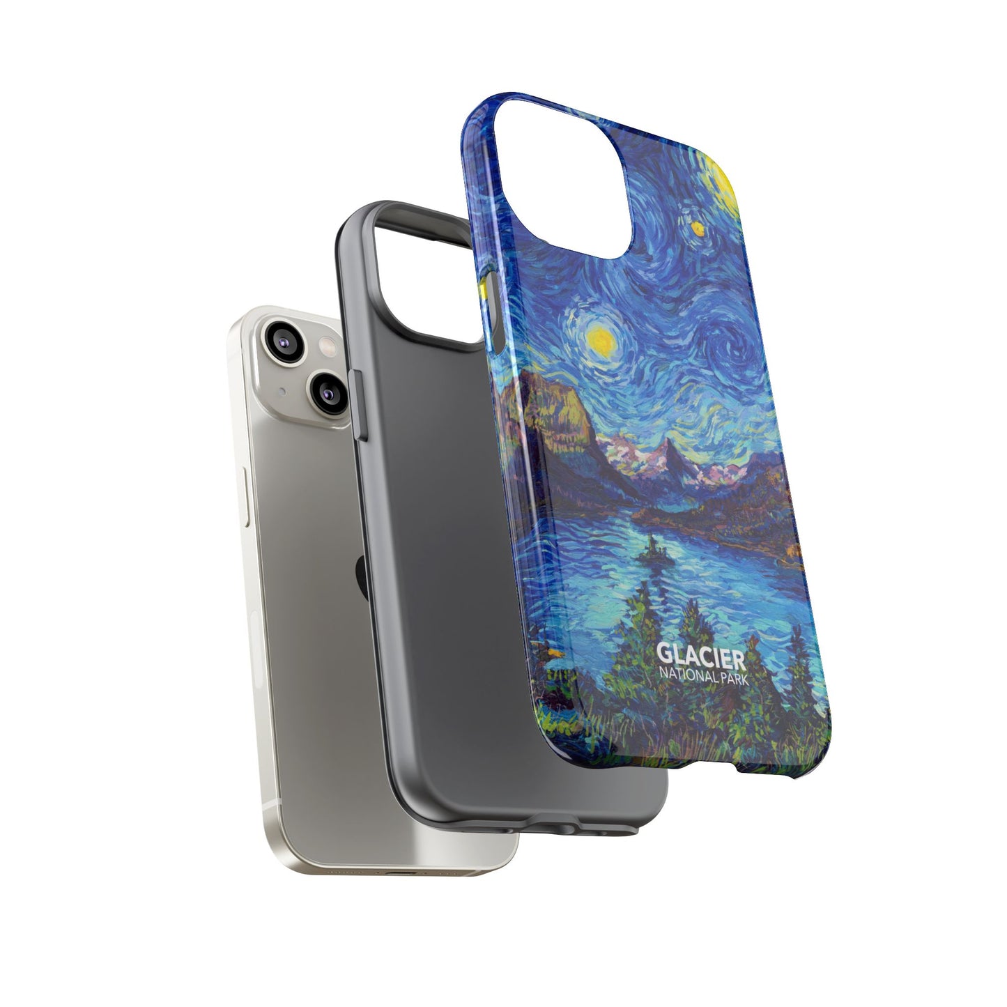 Glacier National Park Phone Case - Starry Night