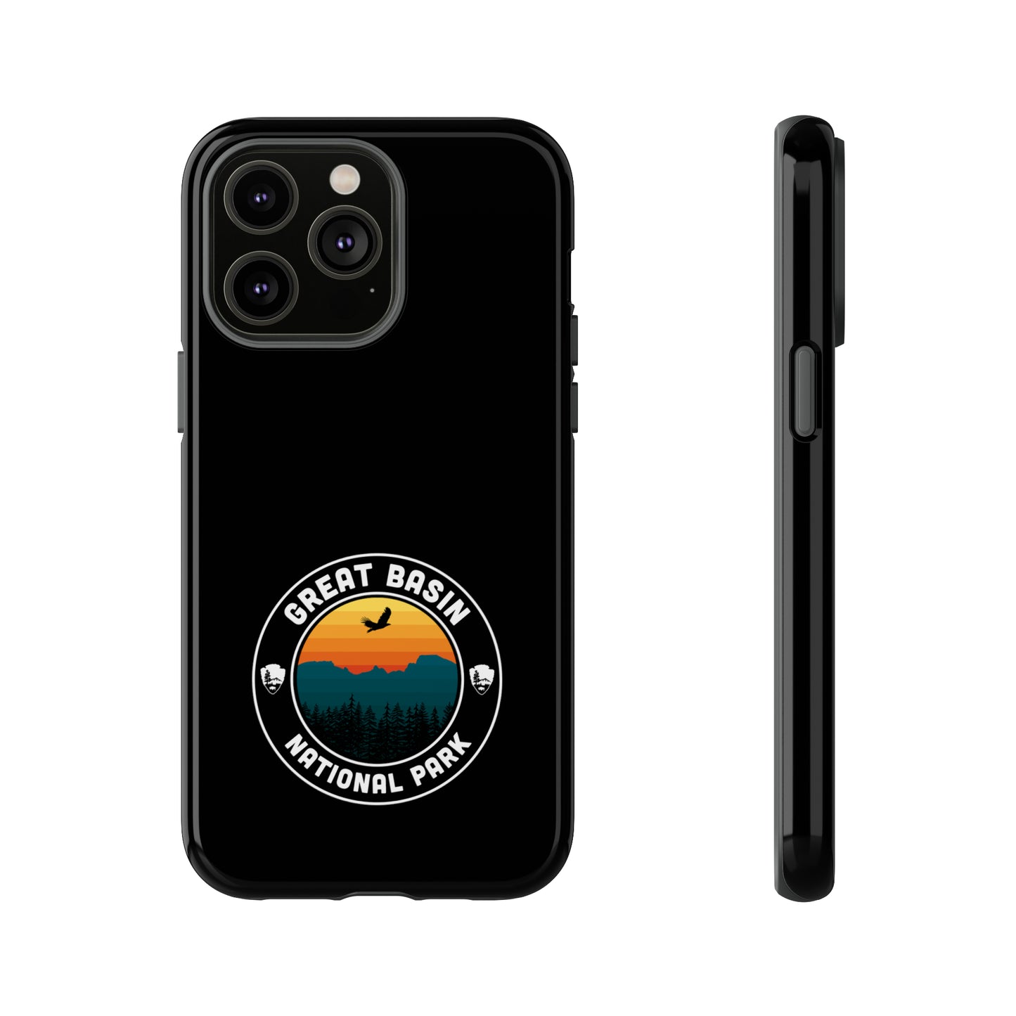Great Basin National Park iPhone Case - Round Emblem Design