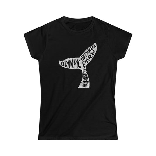 Olympic National Park Women's T-Shirt - Whale Tail