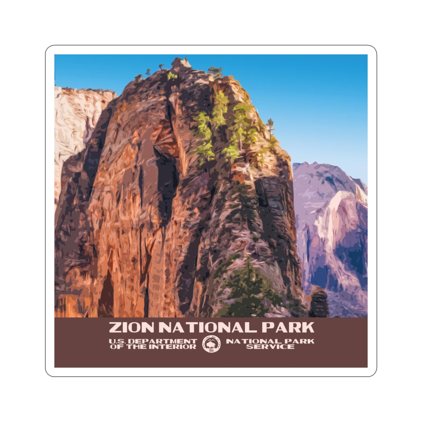 Zion National Park Sticker