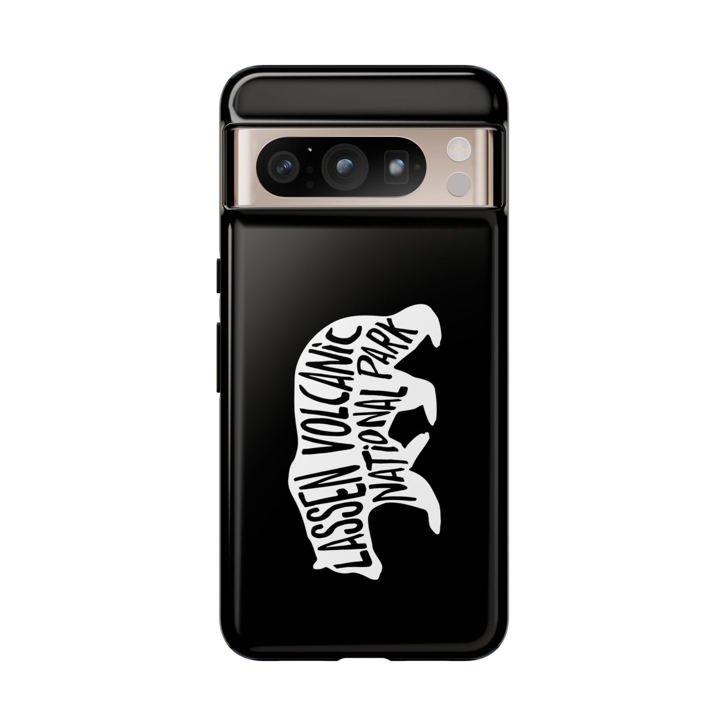 Lassen Volcanic National Park Phone Case - Black Bear Design