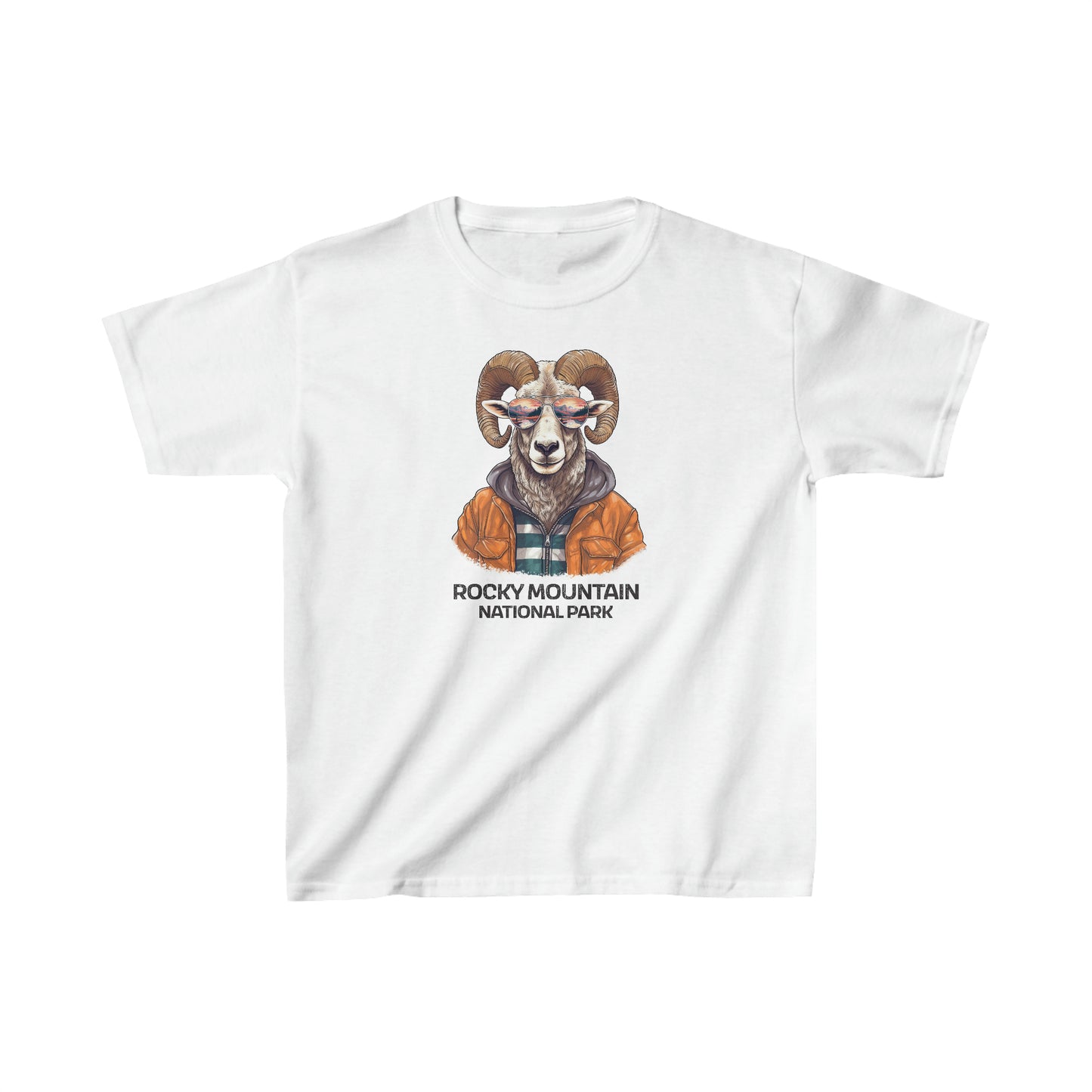 Rocky Mountain National Park Child T-Shirt - Cool Bighorn Sheep