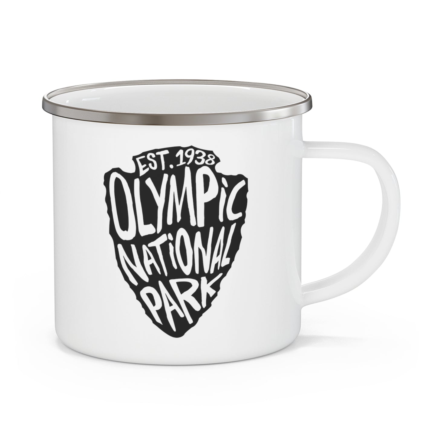 Olympic National Park Enamel Camping Mug - Arrowhead