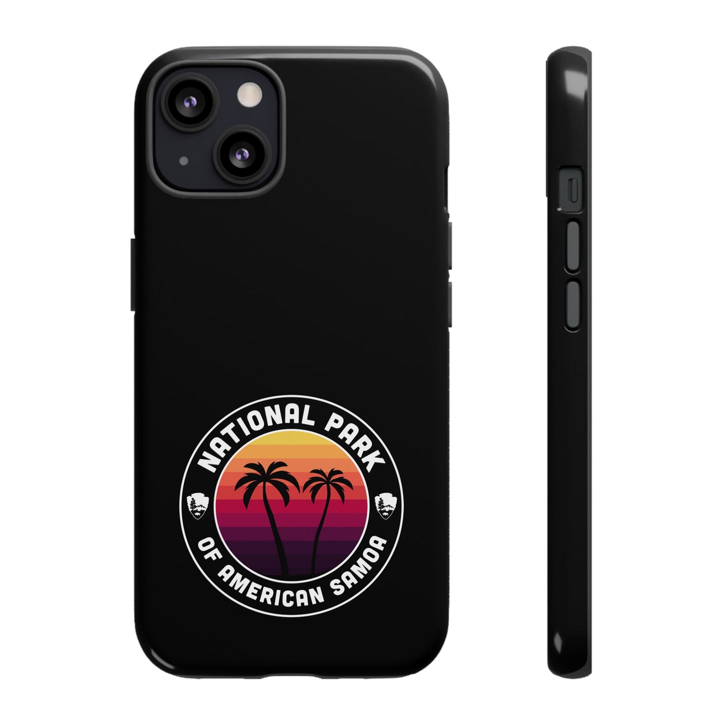 National Park of American Samoa Phone Case - Round Emblem Design