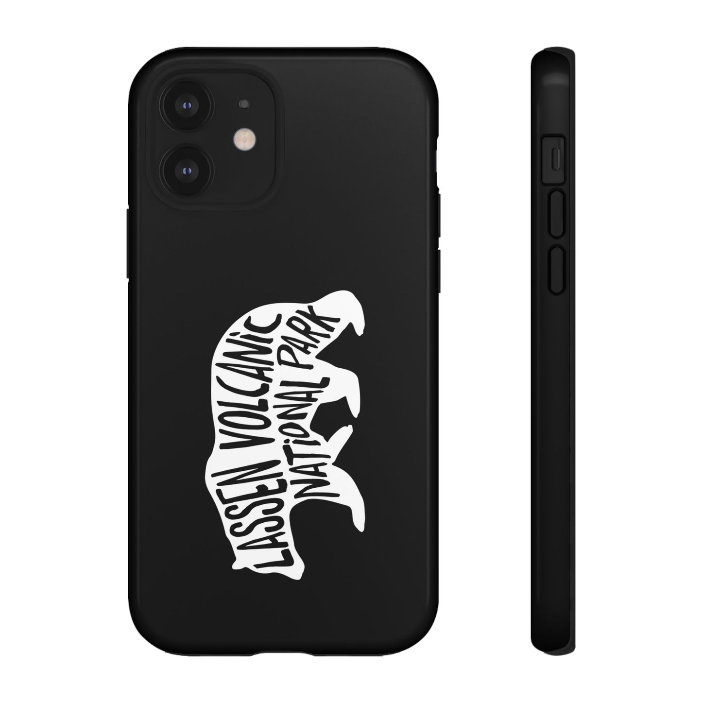 Lassen Volcanic National Park Phone Case - Black Bear Design