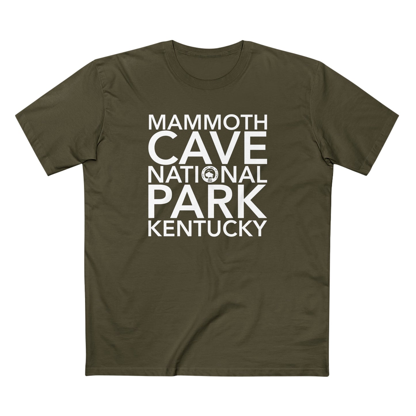 Mammoth Cave National Park T-Shirt Block Text