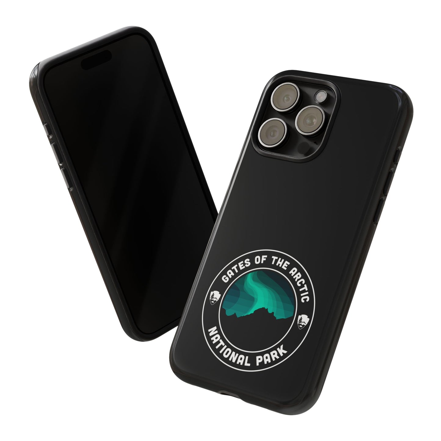 Gates of the Arctic National Park Phone Case - Round Emblem Design