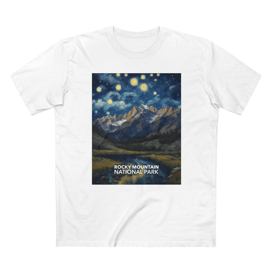 Rocky Mountain National Park T-Shirt - The Starry Night