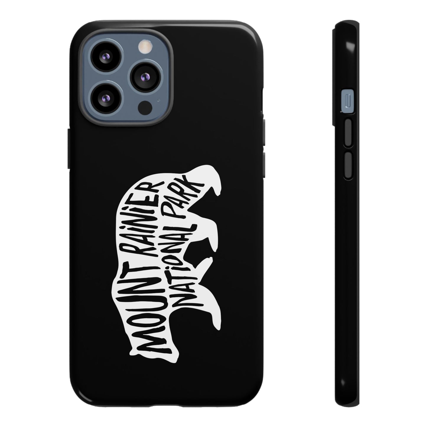 Mount Rainier National Park Phone Case - Black Bear Design
