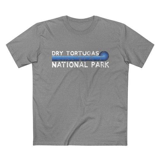Dry Tortugas National Park T-Shirt - Blue Vintage Stretched Sunrise