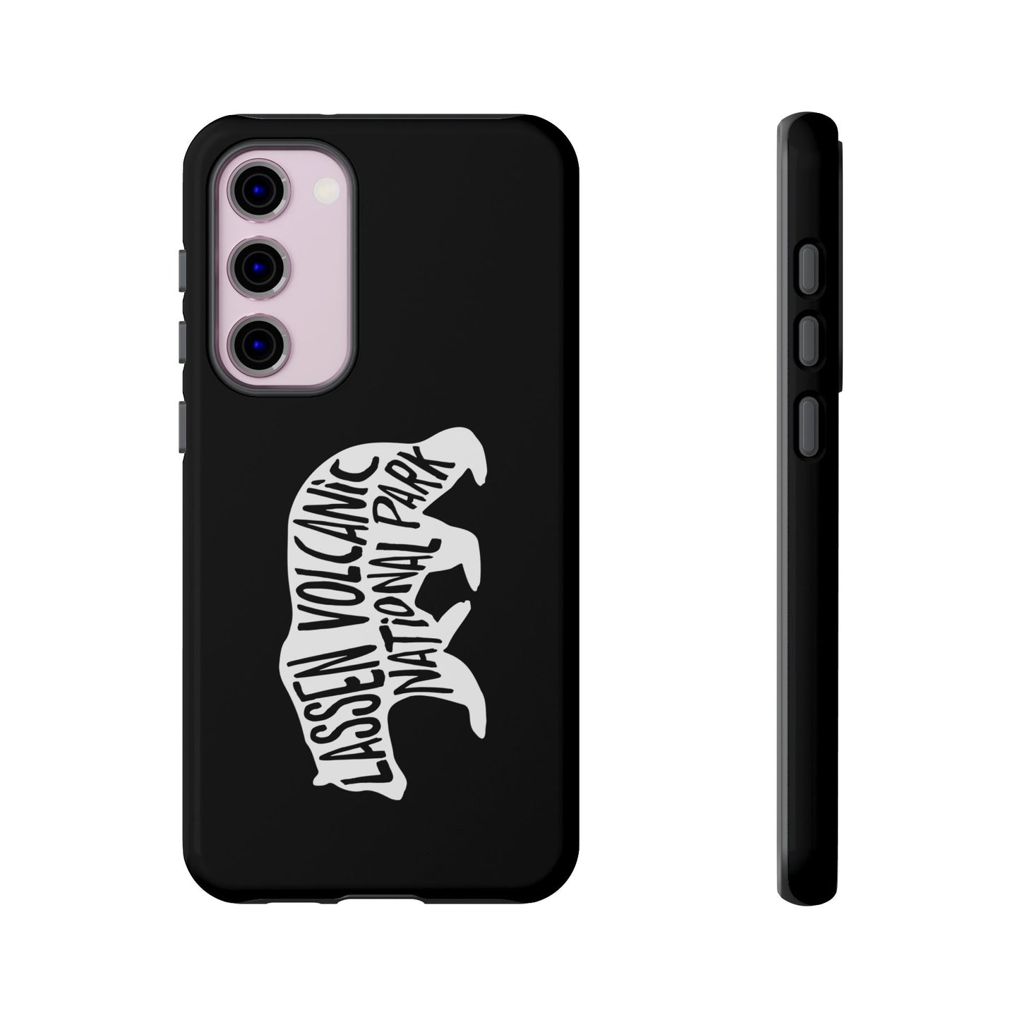 Lassen Volcanic National Park Phone Case - Black Bear Design