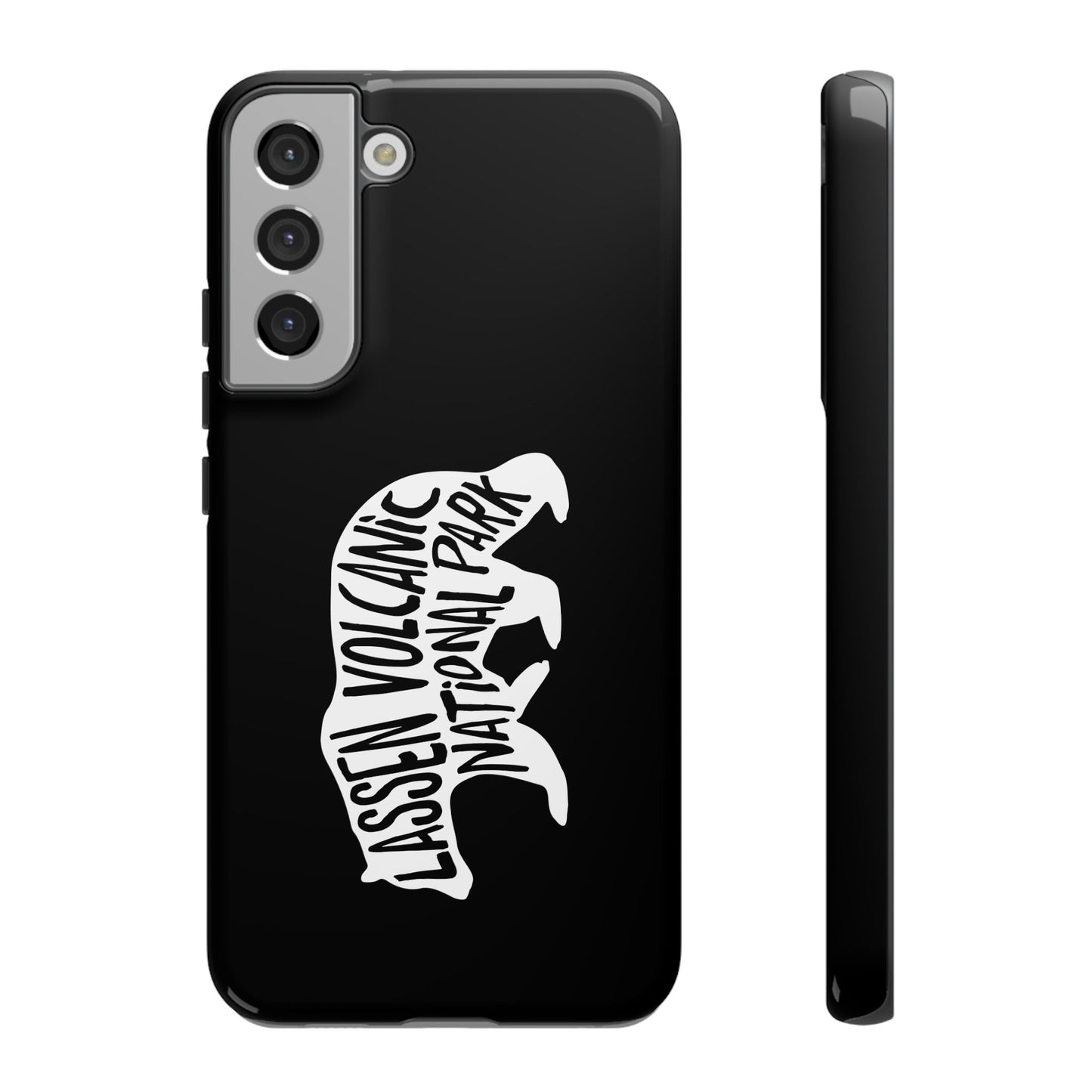Lassen Volcanic National Park Phone Case - Black Bear Design
