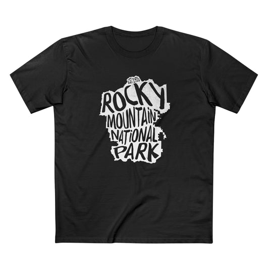 Rocky Mountain National Park T-Shirt - Map
