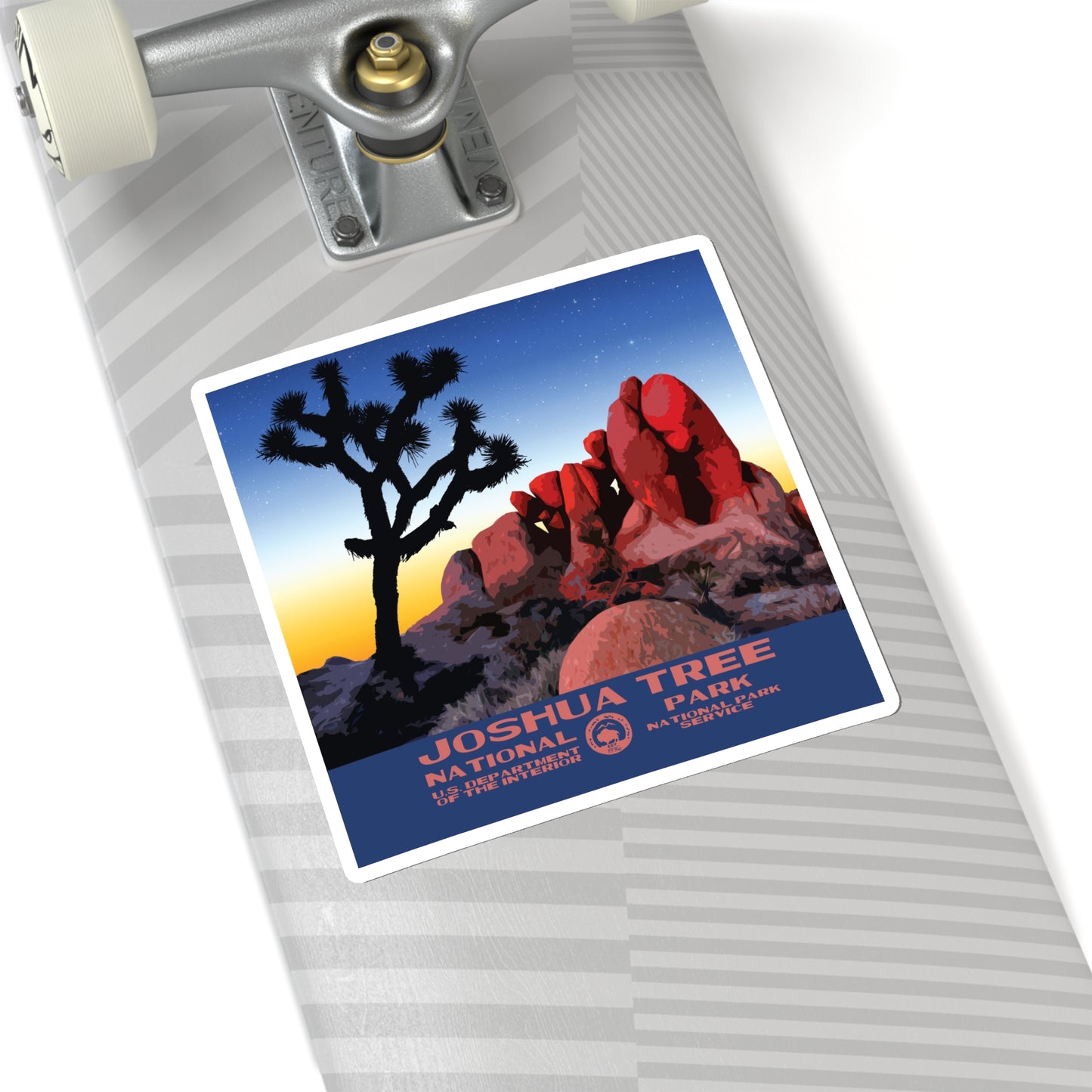 Joshua Tree National Park Sticker - Skull Rock