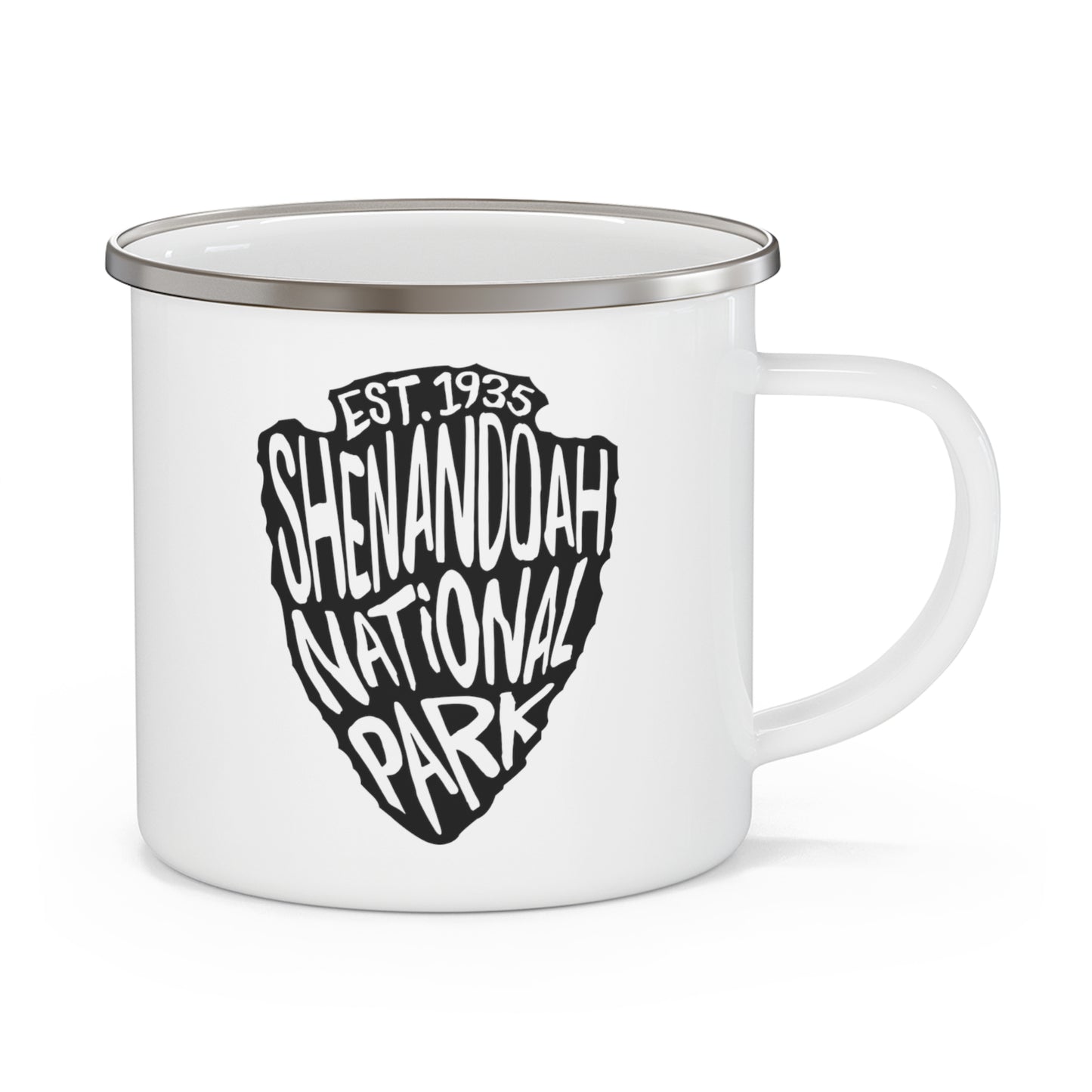 Shenandoah National Park Enamel Camping Mug - Arrowhead