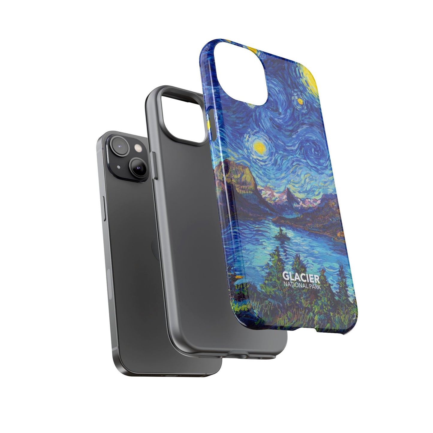Glacier National Park Phone Case - Starry Night