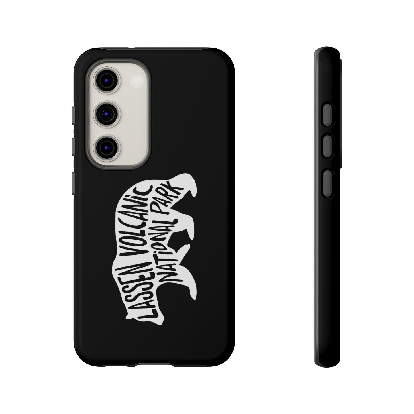 Lassen Volcanic National Park Phone Case - Black Bear Design
