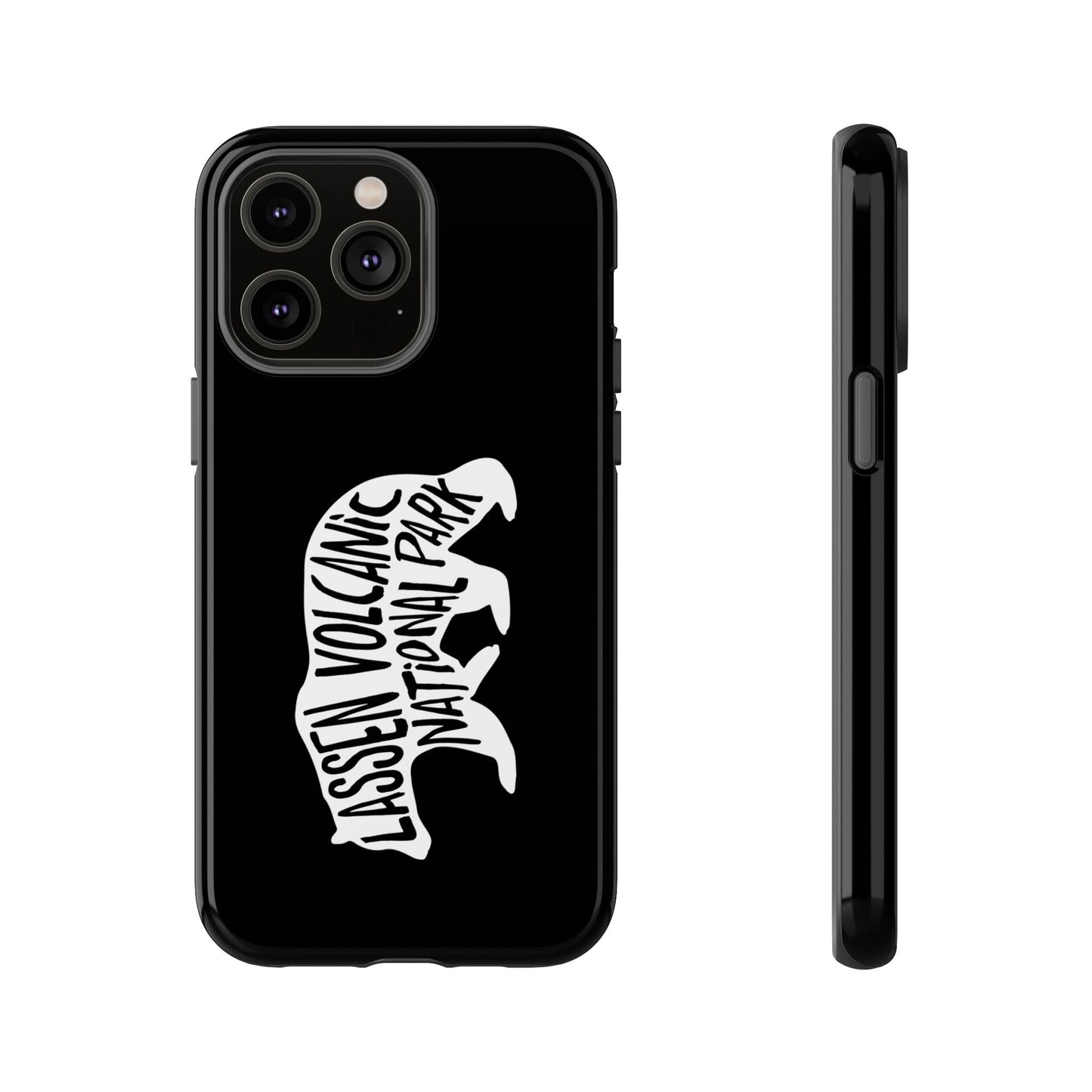Lassen Volcanic National Park Phone Case - Black Bear Design