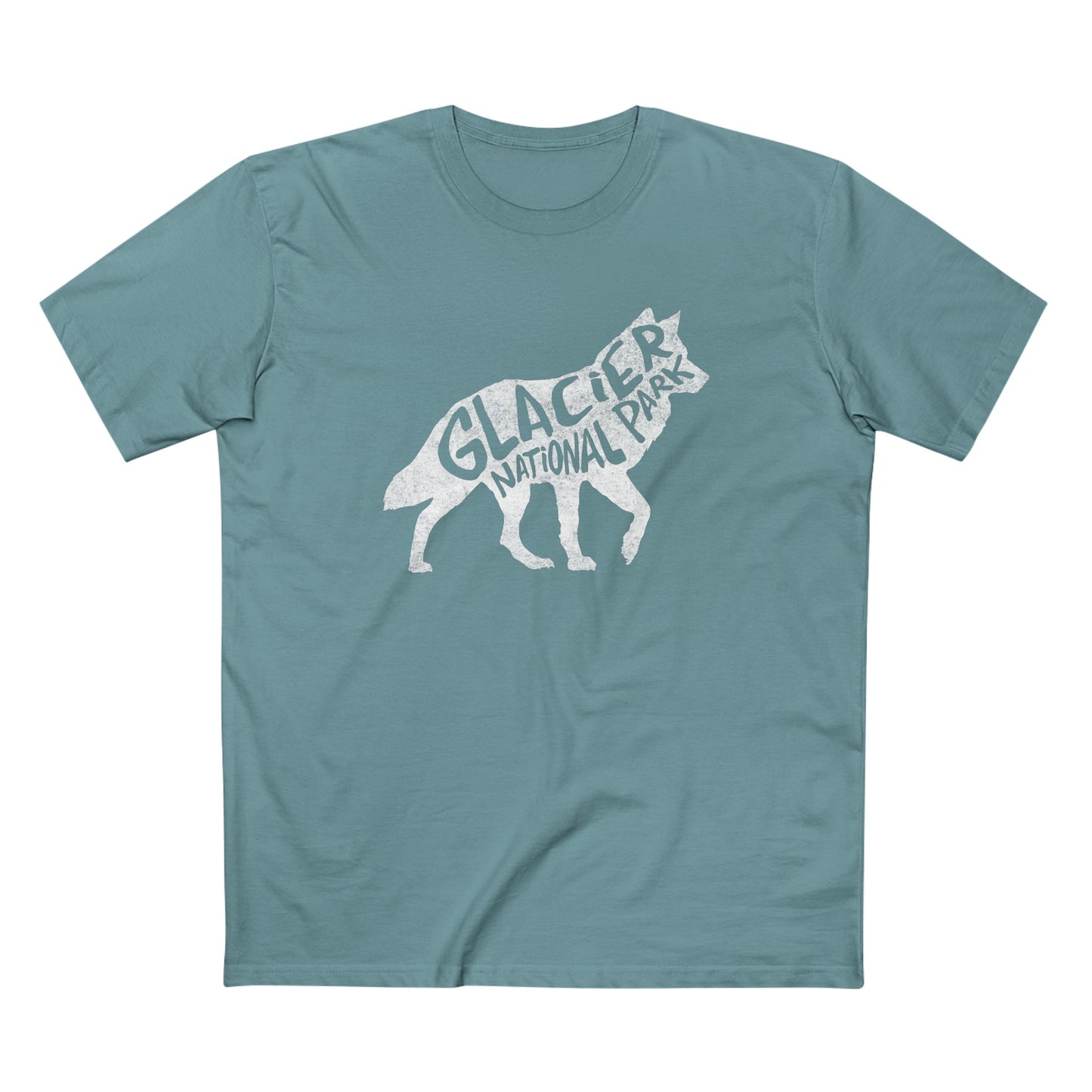 Glacier National Park T-Shirt - Gray Wolf