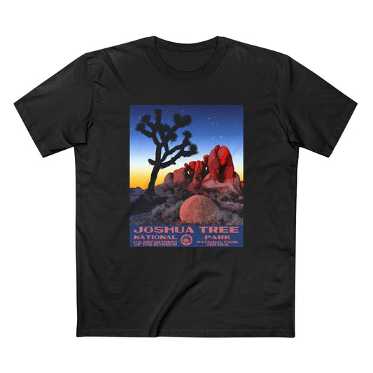 Joshua Tree National Park T-Shirt - Skull Rock WPA